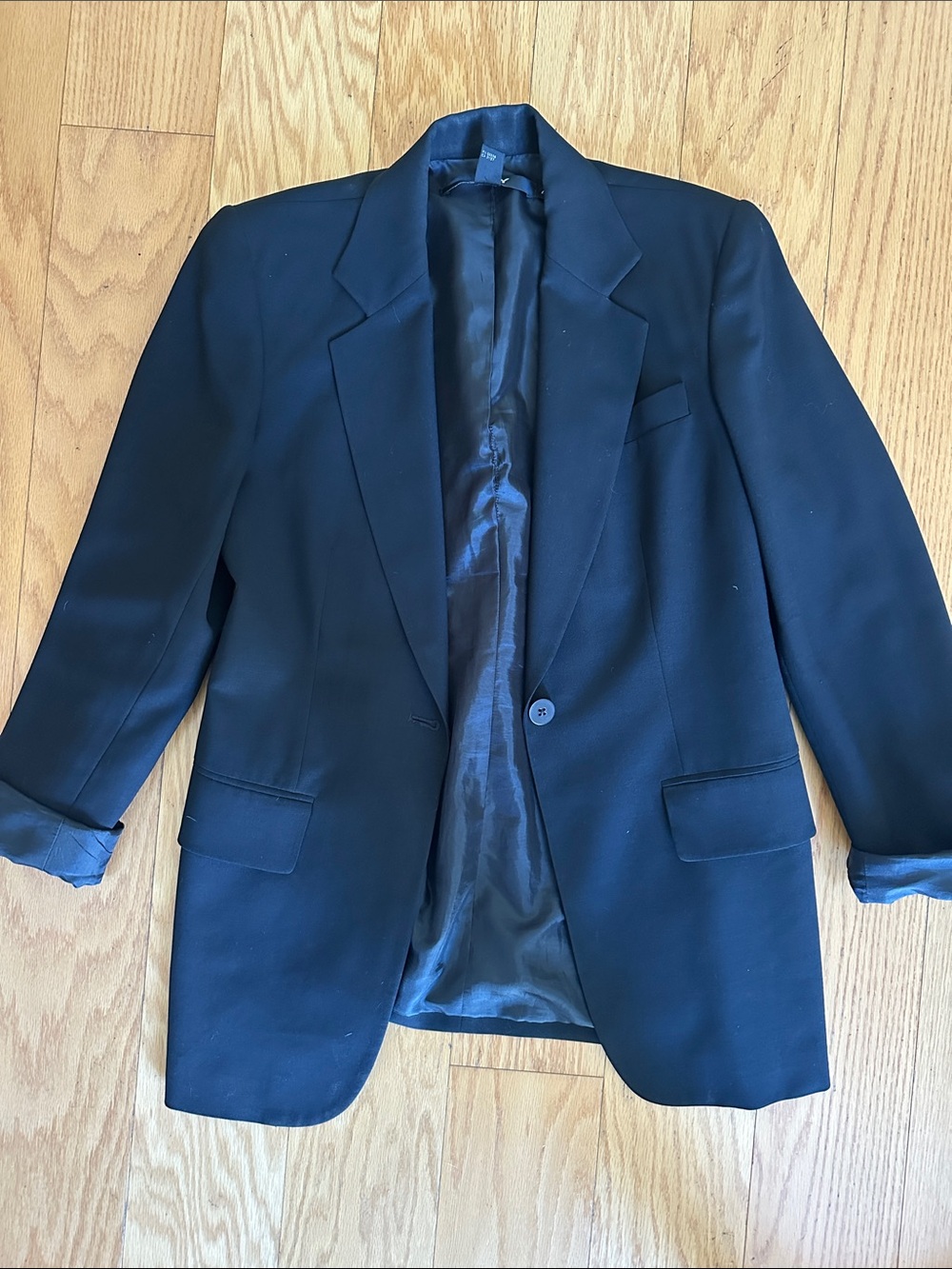 DKNY Black Womens Blazer